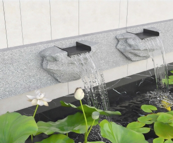 Modern Rockery Waterscape-ID:303754096