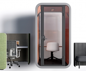Modern Office Desk And Chair-ID:188260163