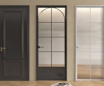 French Style Single Door-ID:999207974
