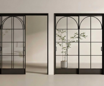 French Style Sliding Door-ID:673360119