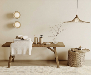 Wabi-sabi Style Bathroom Set-ID:231503017