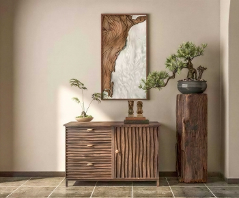 New Chinese Style Side Cabinet-ID:850157025