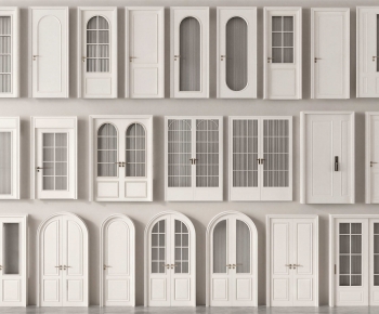 French Style Single Door-ID:740216026