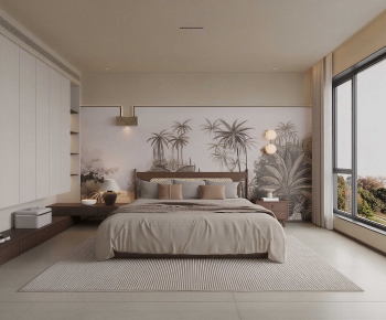 Wabi-sabi Style Bedroom-ID:152256015