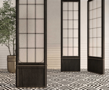 Modern Glass Screen Partition-ID:776329059