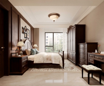 American Style Bedroom-ID:861257081