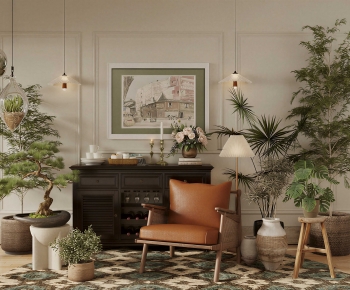 Modern Ground Green Plant Potted Plants-ID:619652997