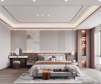 New Chinese Style Bedroom-ID:503683095