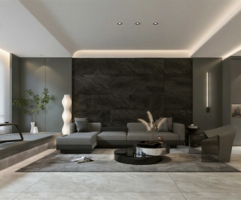 Modern A Living Room-ID:815068014