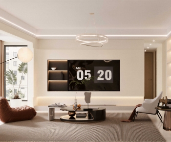 Modern A Living Room-ID:529990226