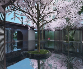 New Chinese Style Courtyard/landscape-ID:838217973