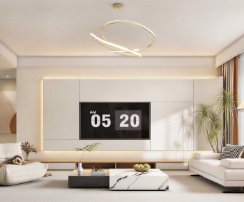 Modern A Living Room-ID:888802052