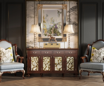 European Style Entrance Cabinet-ID:120553973