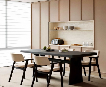 Wabi-sabi Style Dining Room-ID:403398996