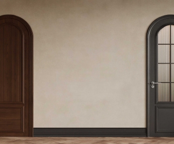 French Style Single Door-ID:615370047