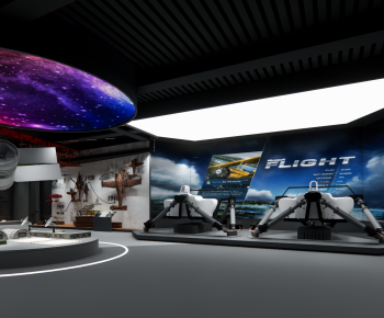 Modern Exhibition Hall-ID:549395088