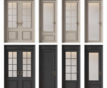French Style Single Door-ID:437088013
