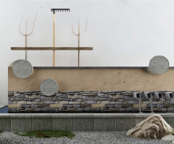 New Chinese Style Rockery Waterscape-ID:499787096