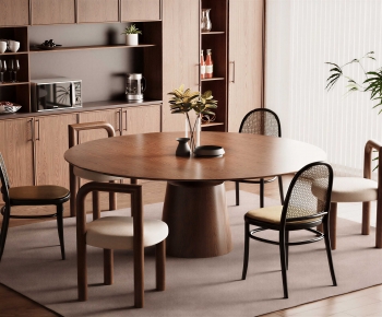 Modern Dining Table And Chairs-ID:101559289