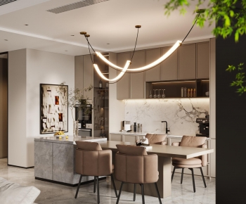 Modern Dining Room-ID:705507046