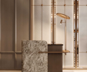 Modern Reception Desk-ID:244959128