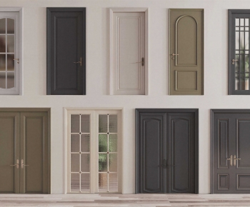 French Style Single Door-ID:147847891