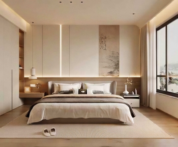 New Chinese Style Bedroom-ID:793518078