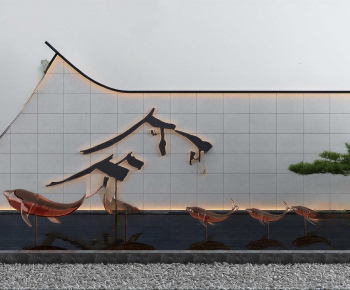 New Chinese Style Rockery Waterscape-ID:328308111