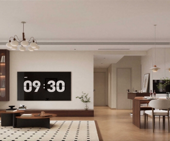 Modern A Living Room-ID:649283895