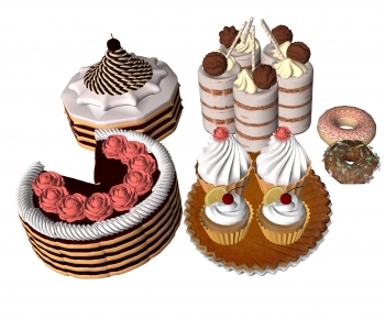 Modern Bread Cake-ID:190498114