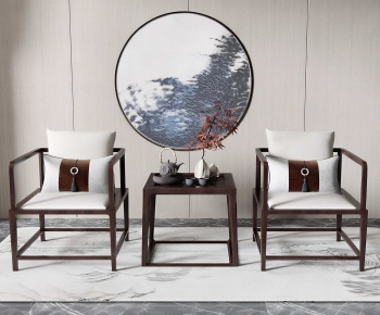 New Chinese Style Lounge Chair-ID:945875885