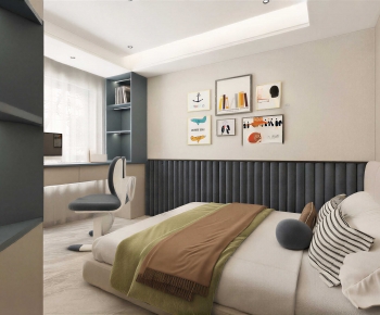 Modern Boy's Room And Son's Room-ID:792408941