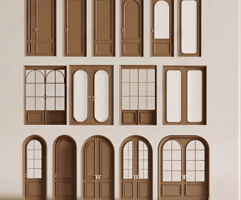 French Style Single Door-ID:824029421