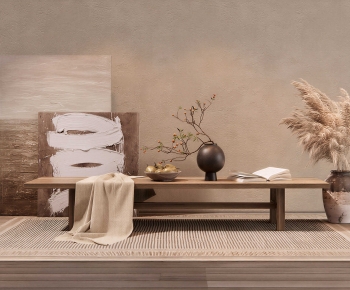 Wabi-sabi Style Console-ID:655236019