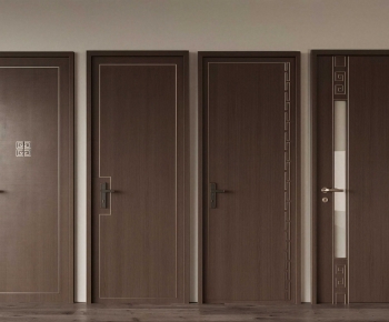 New Chinese Style Single Door-ID:618568904