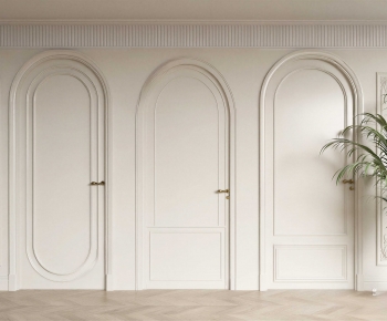 French Style Single Door-ID:586319059