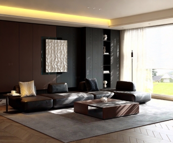 Modern A Living Room-ID:534687045
