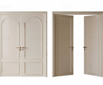 Simple European Style Double Door-ID:802340034