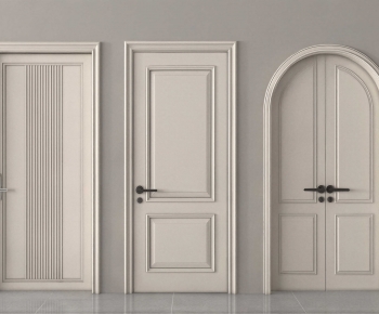 French Style Single Door-ID:581461911