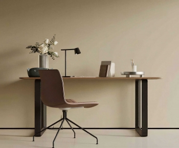 Modern Computer Desk And Chair-ID:220732933