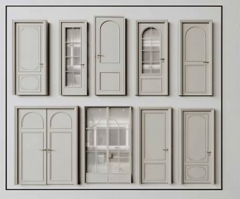 French Style Single Door-ID:303332092