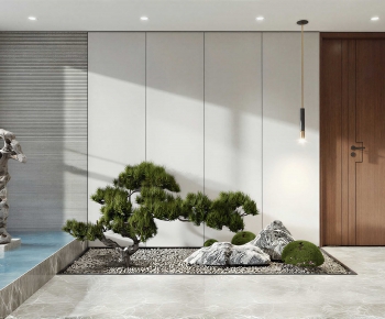 New Chinese Style Plant Landscaping-ID:446200421