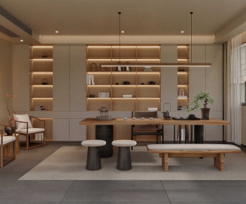 New Chinese Style Tea House-ID:319046027