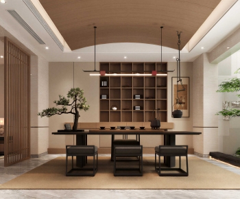 New Chinese Style Tea House-ID:623909009