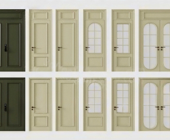 French Style Single Door-ID:939891105