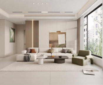 Modern A Living Room-ID:605181934