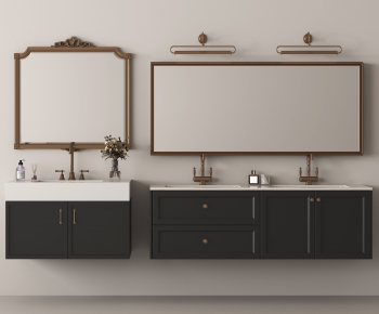 French Style Bathroom Cabinet-ID:582187891