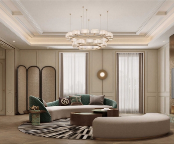 French Style A Living Room-ID:941306115