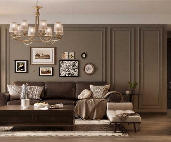 American Style A Living Room-ID:190363881