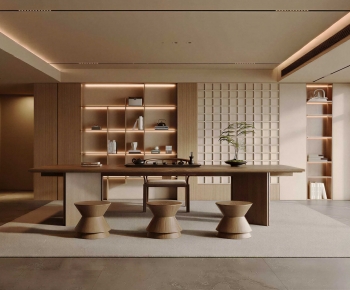 New Chinese Style Tea House-ID:132330892